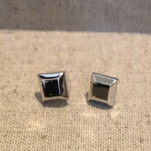 Kate spade silver square stud earrings